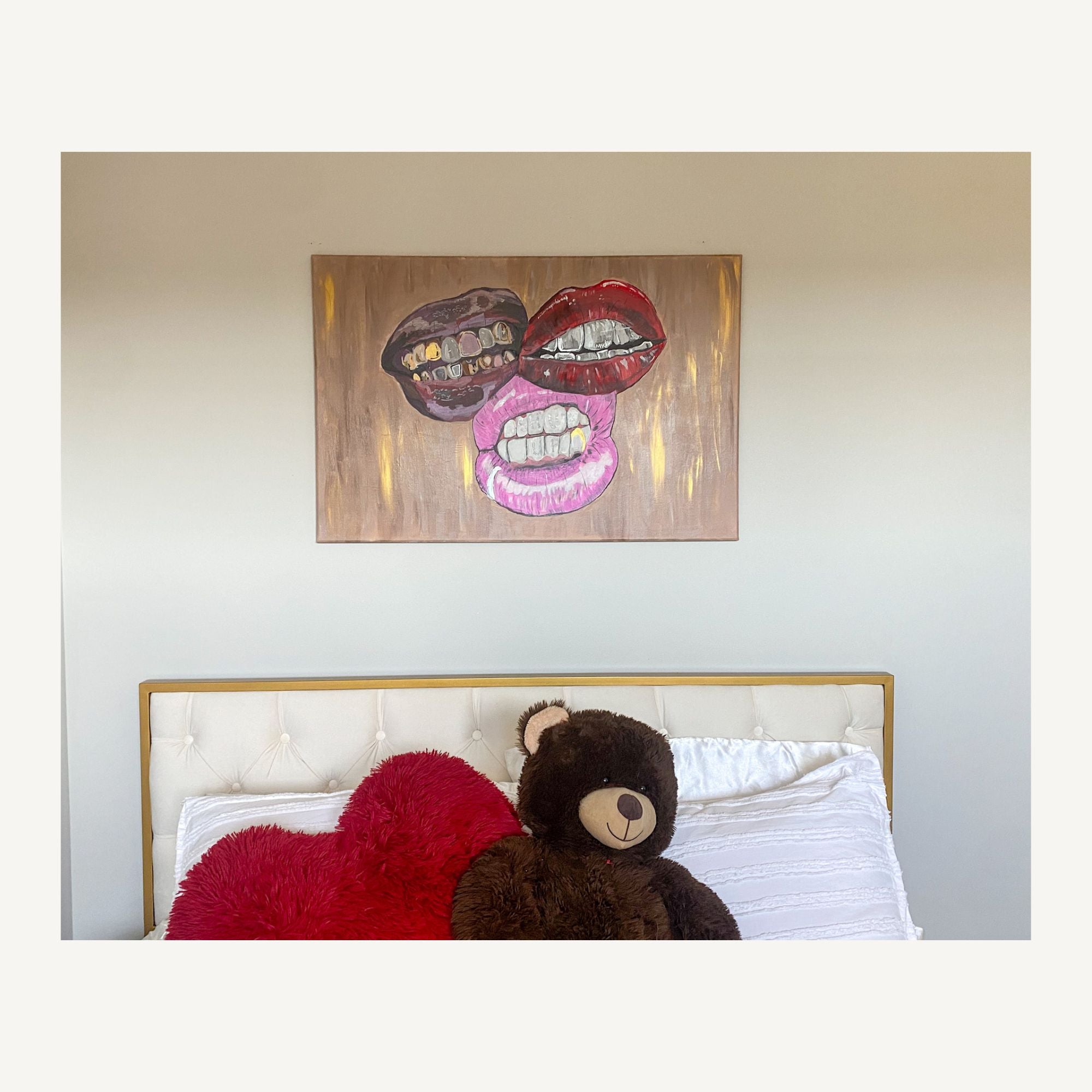 Between Gloss and Grit, 24 x 36 inches