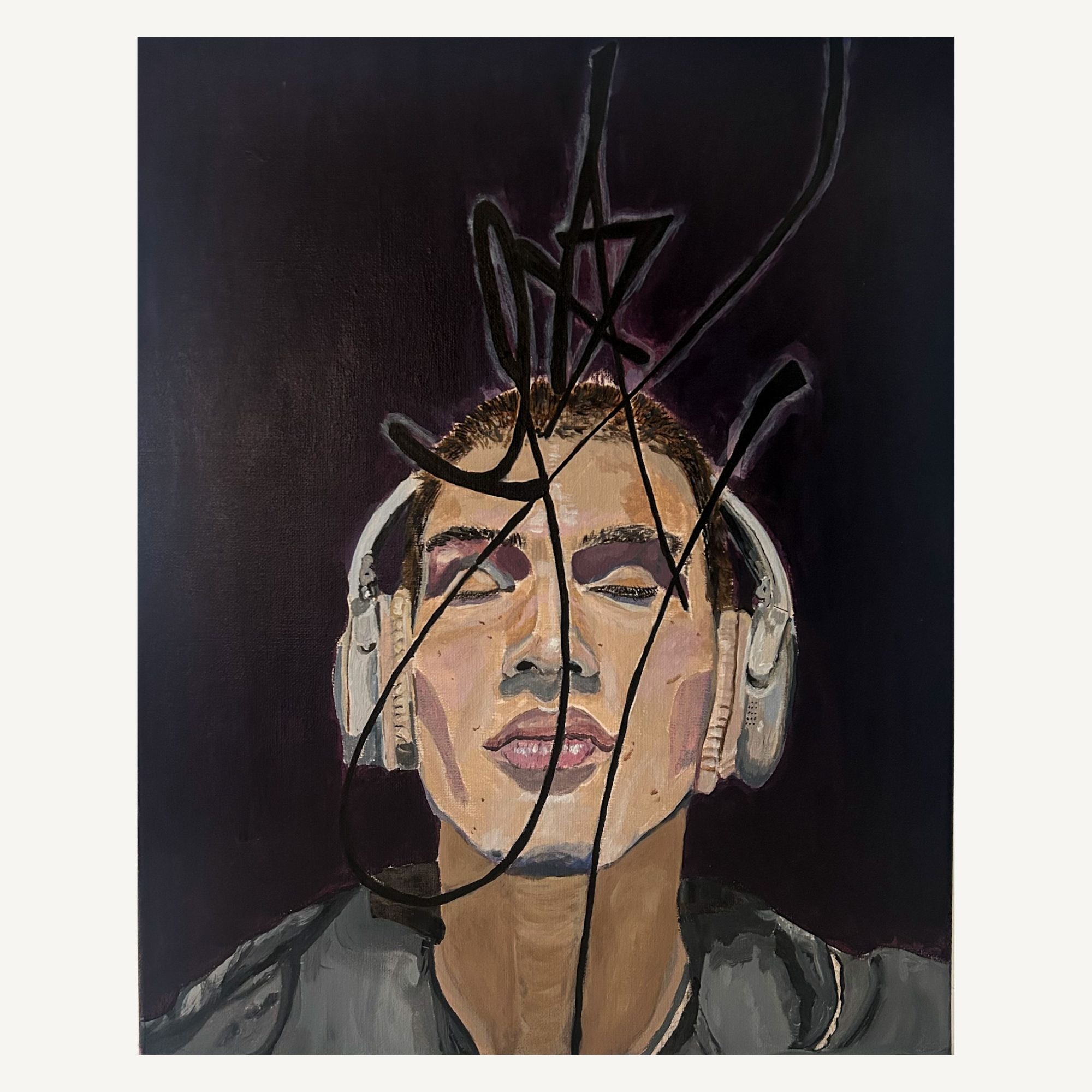 Interference, 18 x 24, Original